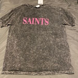 “Saints” fashionnova over sized T shirt